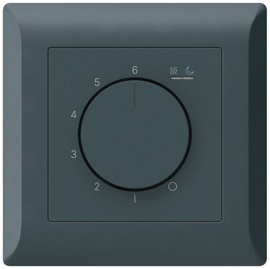 UP-Raumthermostat kallysto.line An/Aus 230VAC 4A 92×92mm anthrazit