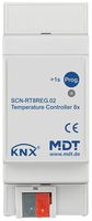 Termostato ambiente KNX AMD MDT SCN-RT8REG.02 8-can per Pt1000 grigio