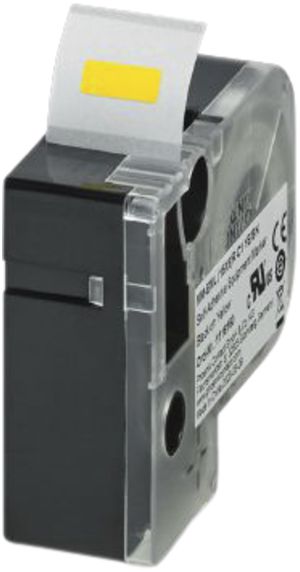 Etikett PX MM-EML (15X6)R C1 YE/BK 15×6mm 321 Stk. gb/sz