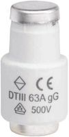 D-Sicherung DTIII 63A 500V gG mit Kennmelder