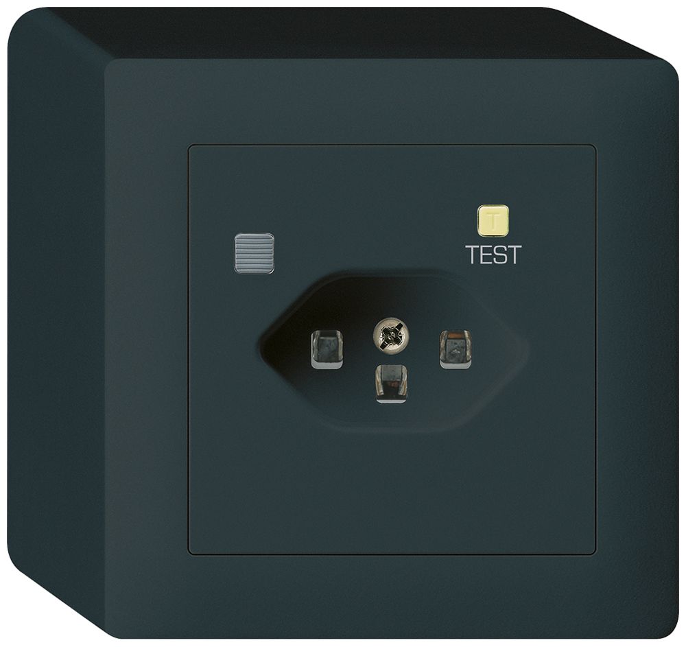 AP-Steckdose kallysto T23 FI 30mA schwarz