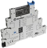 REG-Koppelrelais Finder 38, 1W 6A/24VUC AgNi Schraubanschlüsse