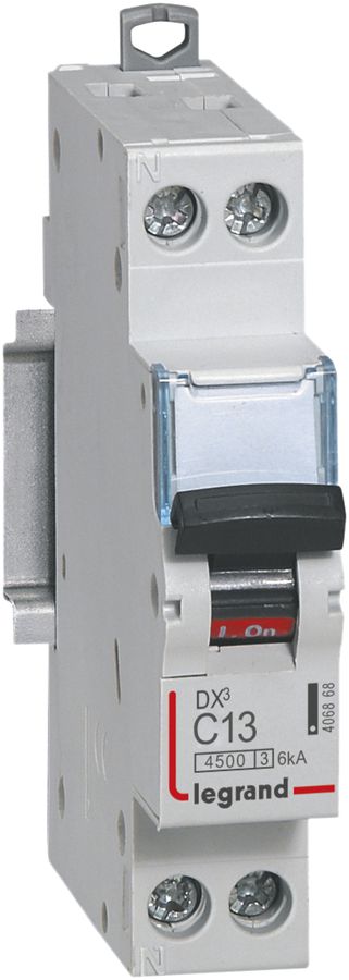 Leitungsschutzschalter Legrand C 1PN 10A 4500A/6kA