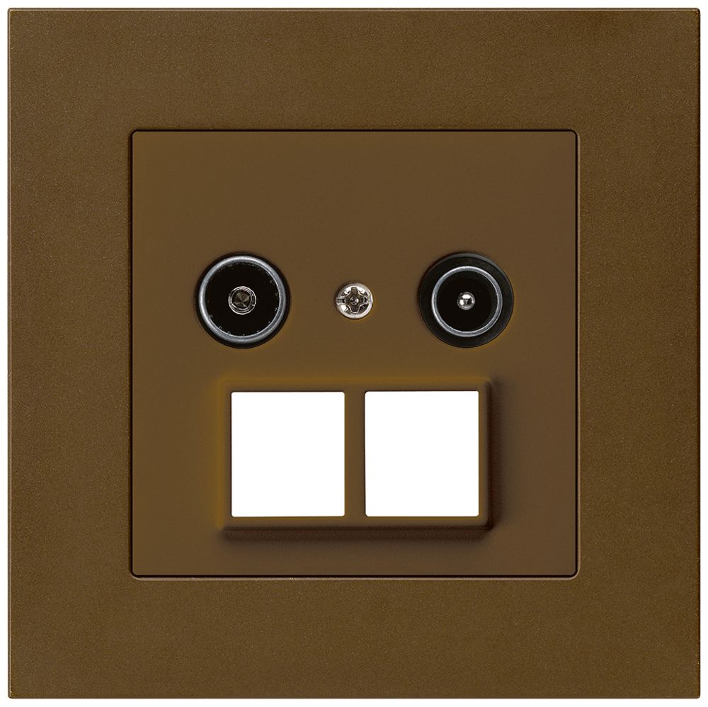 Prise d'antenne ENC R/TV HMS kallysto.pro 23dB brun