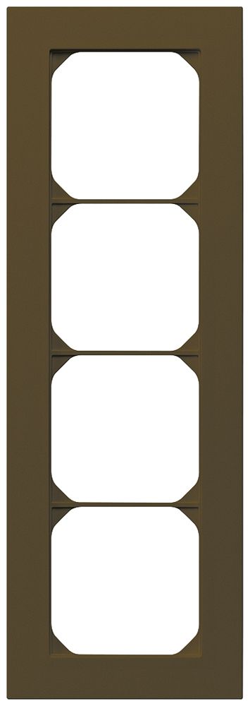 UP-Abdeckrahmen kallysto.pro 4×1 braun 94×274mm