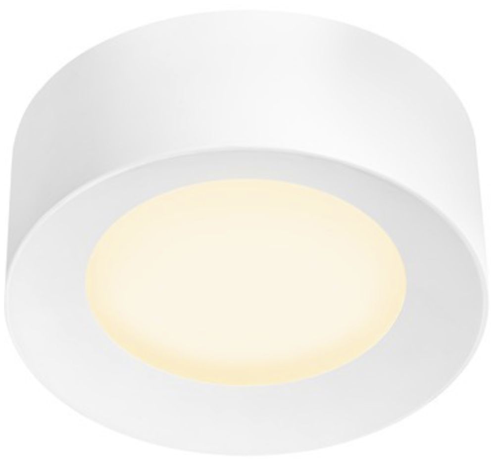 Plafonnier LED SLV FERA 25 DALI 19.5W 1650lm 3000/4000K Ø200×75mm blanc