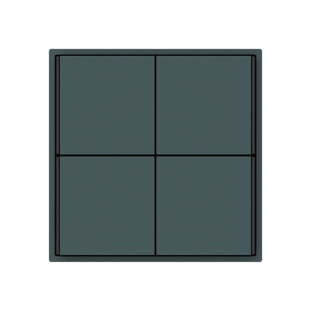 Taster KNX KAL 4×Tasten 4×Betätigungspunkte LED anthrazit