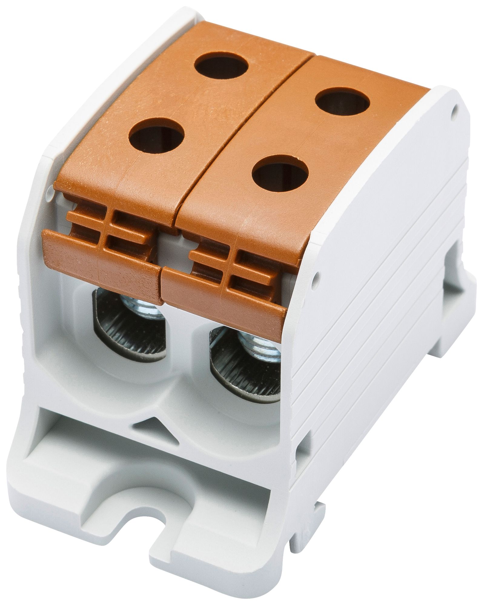 Bloc de distribution Bals RKA 50 1P 150A 2×entrée 2×sortie 4…50mm² brun