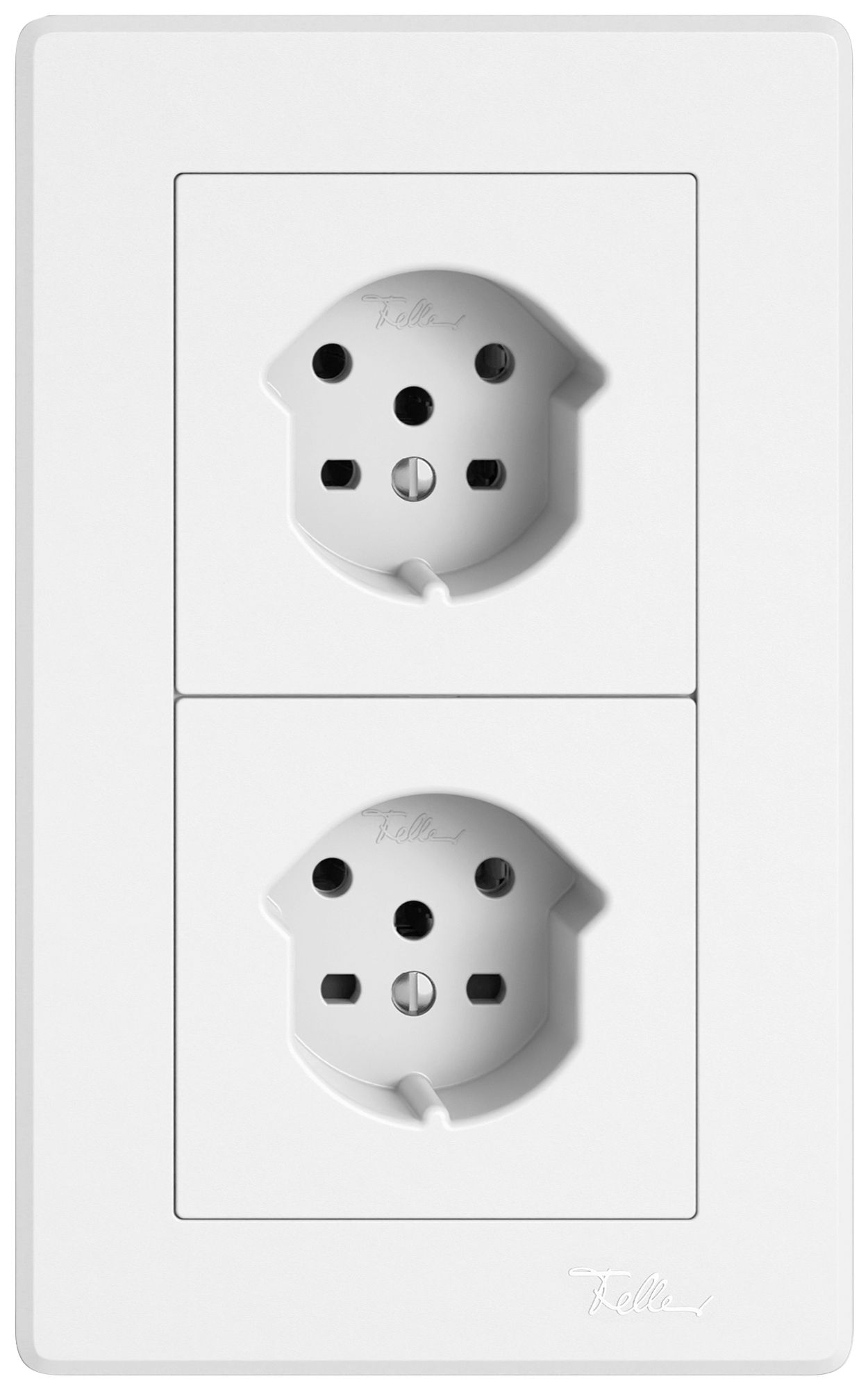 Combinaison ENC EDIZIO.liv SNAPFIX® 2×1 156×96mm 1×T15+1×T15 blanc