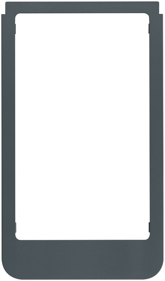 Designrahmen Video Hager elcom.touch rund anthrazit