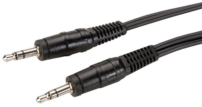 Roline 3,5mm Verbindungskabel, ST-ST, 0,2m