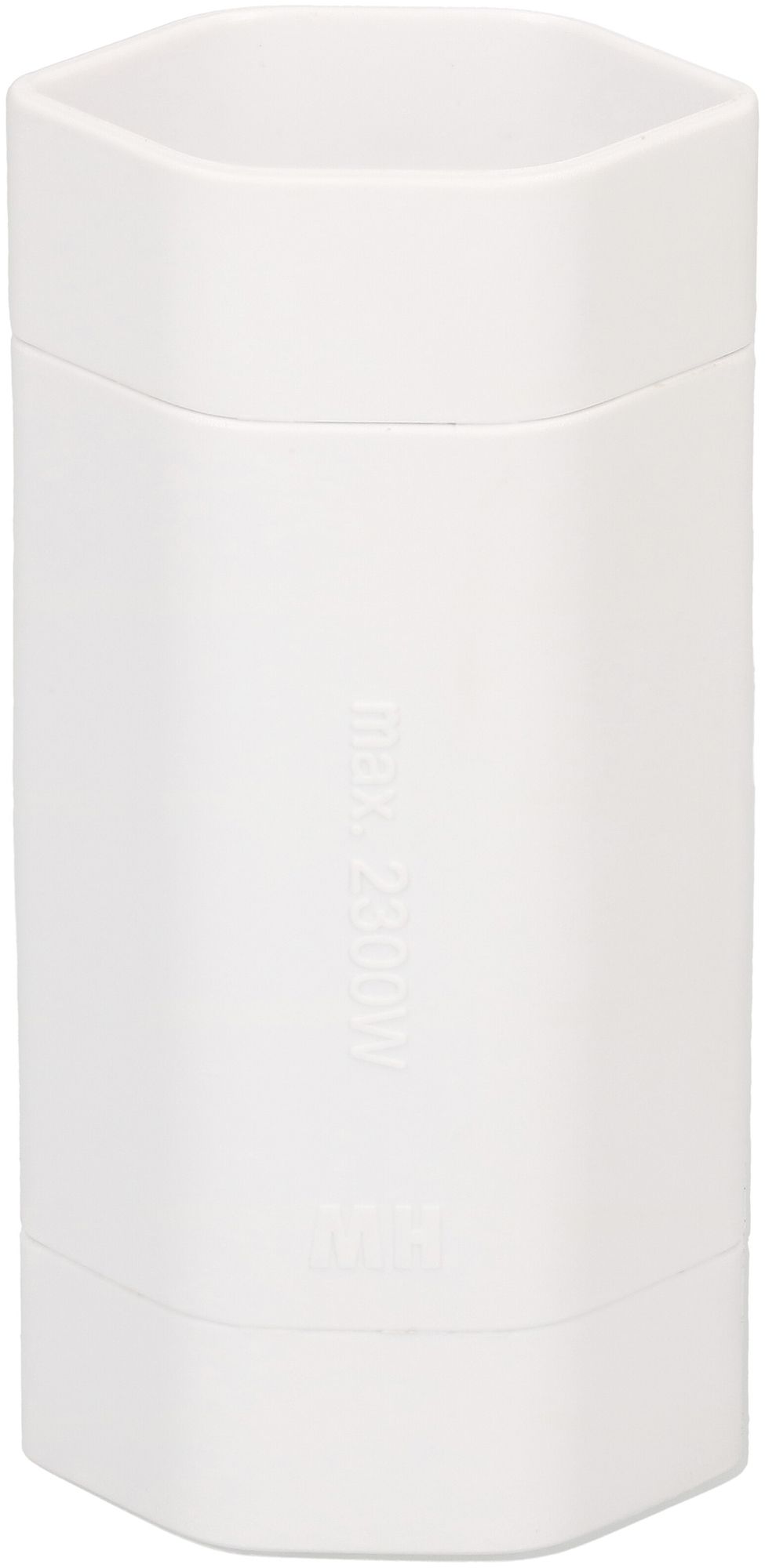 Fiche de dérivation MAX HAURI 2×T13 10A 250V forme en T blanc