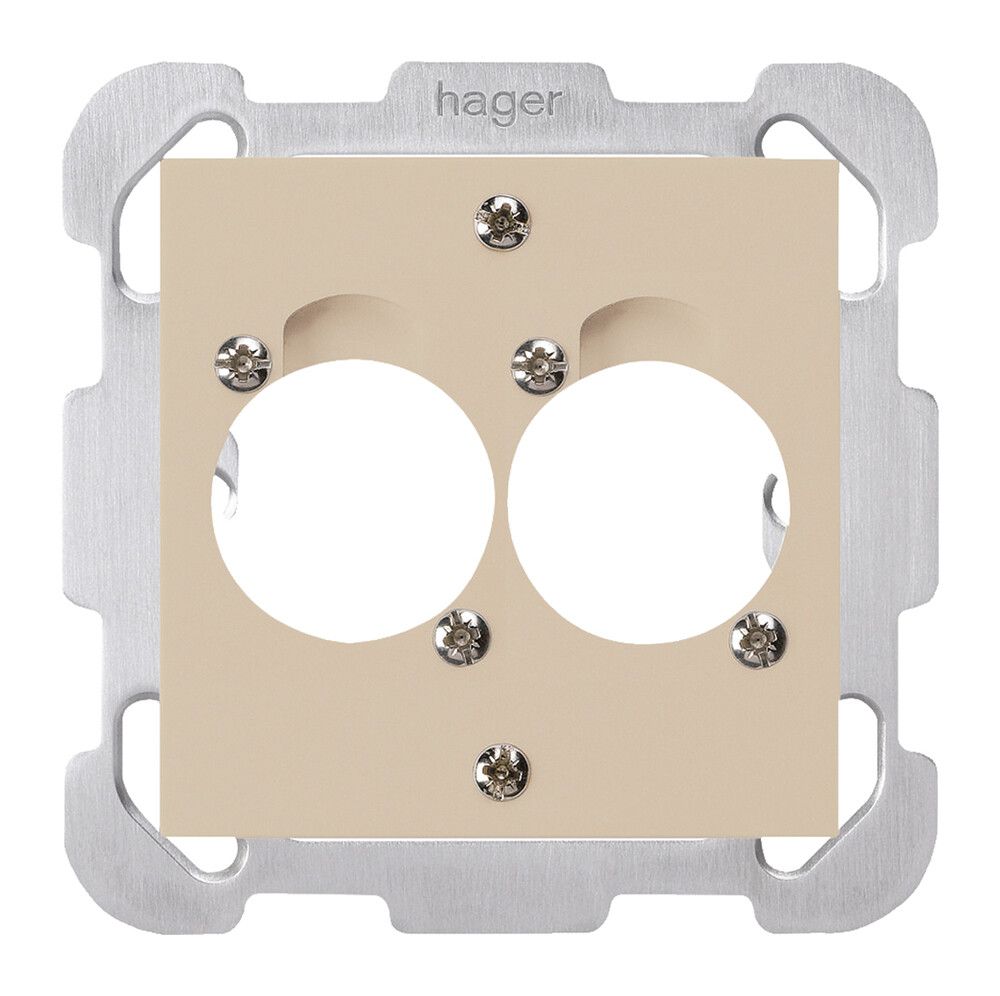 UP-Montageset für 2 XLR beige kallysto