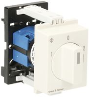 Interrupteur rotatif AMD K&N, 10A/440V 2/1L, manette grc, "1-0-2"