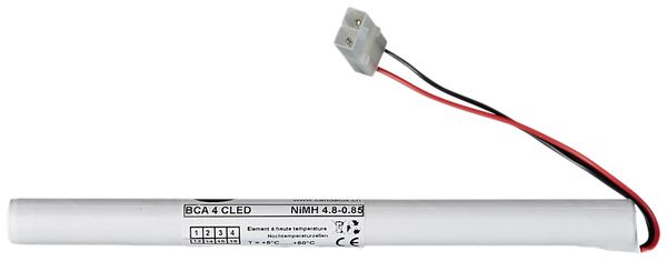 Akku NiMH BCA 4 CLED, 4.8V 0.8Ah 1h, zu CLED/ELED