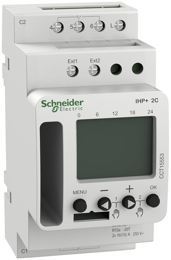 Timer settimanale AMD SE Acti9 IHP+, smart, 2-canale