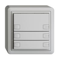 Pulsante KNX RGB AP EDUE, 250mW, c.LED RGB, 6×pulsante, com.1×tasto, grc