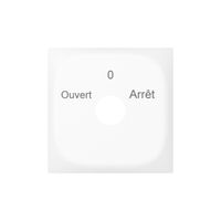 Plaque frontale SIDUS avec gravure blanc