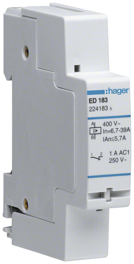 Relè sovraccarica Hager 3.1A+5.7A