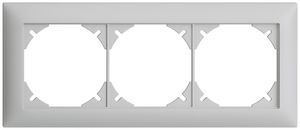 UP-Kopfzeile EDIZIOdue 1×3 hellgrau
