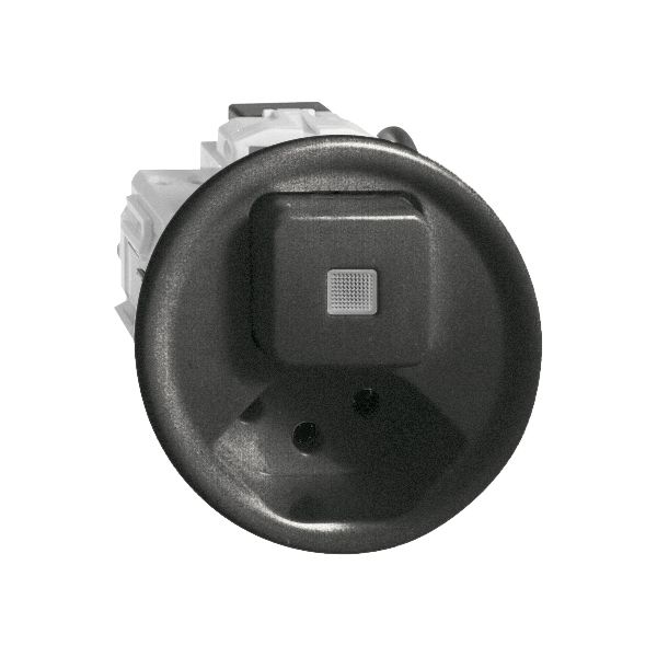 Leuchtkombination LS 6/1L+T13 schwarz FH mit Linse, LED gelb