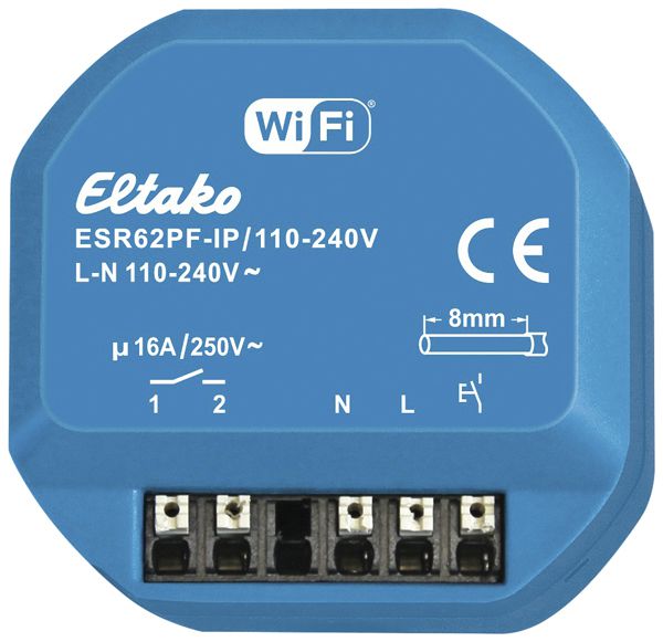 Actionneur de commutation RF INC Eltako ESR62PF-IP/110-240V