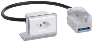 Prise INC FLF type 23 blanc pour BK-broadway pour câble plat Ecobus