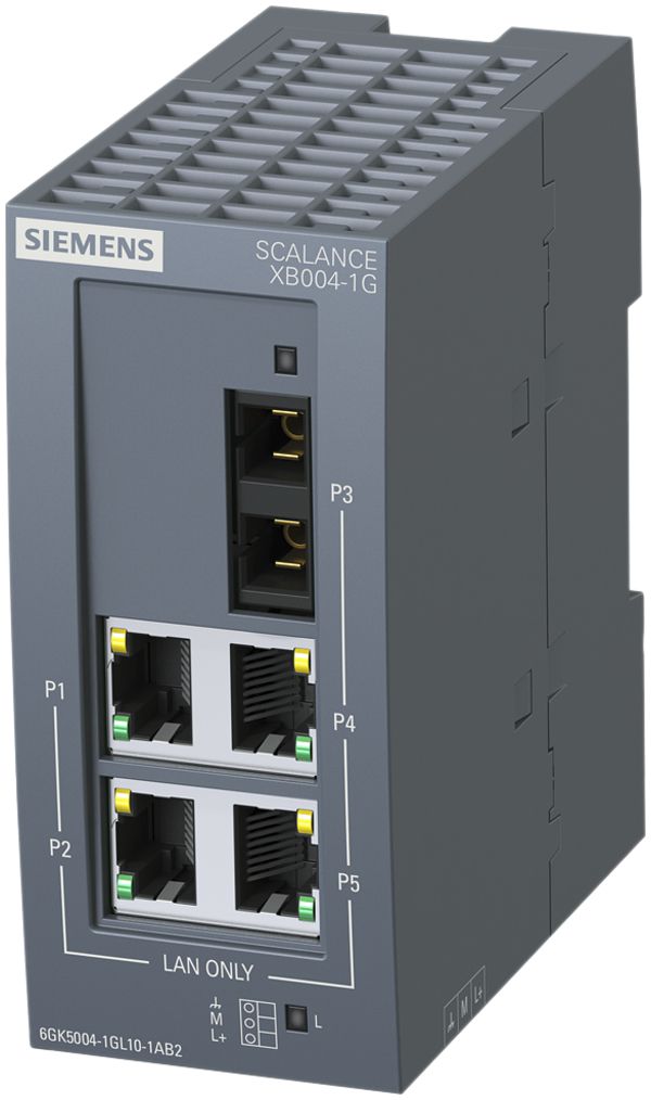 IE-Switch Siemens SCALANCE XB004-1G 4×RJ45 + 1×SC 10/100/1000Mbit/s unmanaged