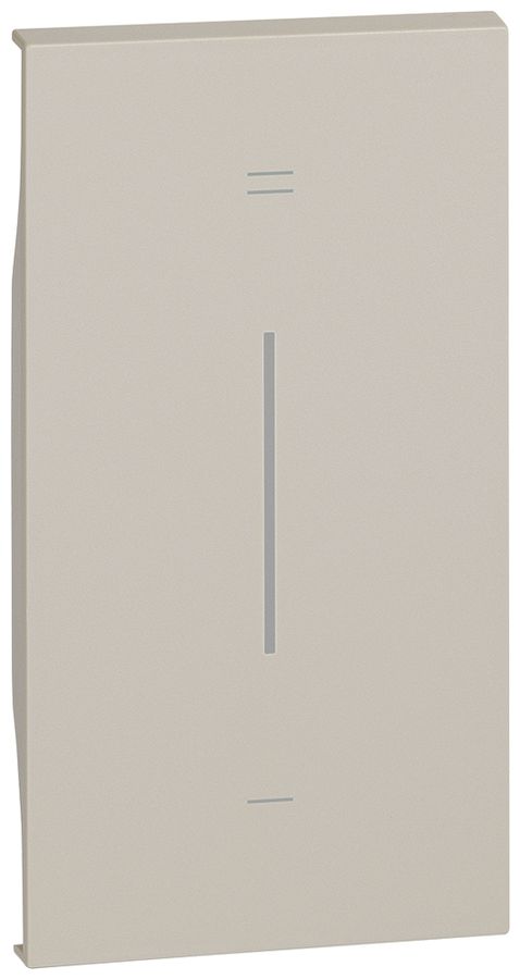 Cache de touche Living Now 2 mod.p.touche MyHOME illuminable a.symbole +/- sand