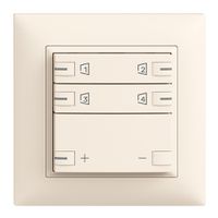 Kit de montage ENC Edue zeptrionAIR, WLAN variateur LED-RGB, 2×touche, 2×comm.cr