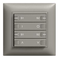 UP-Zentral-Nebenstelle Szene ON-OFF Motor ZEP 2K/4T EDIZIOdue dunkelgrau