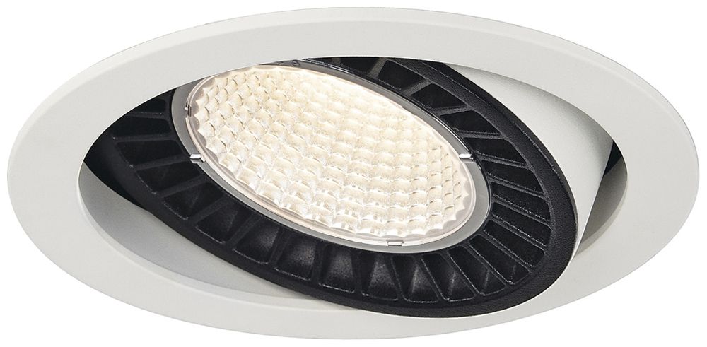 LED-Downlight SLV SUPROS 31W 2600lm 3000K 60° Ø165×110mm weiss