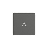 Taste 1/4 EDIZIO.liv Wiser mit SNAPFIX® mit Symbol Pfeil Auf/Ab dgu