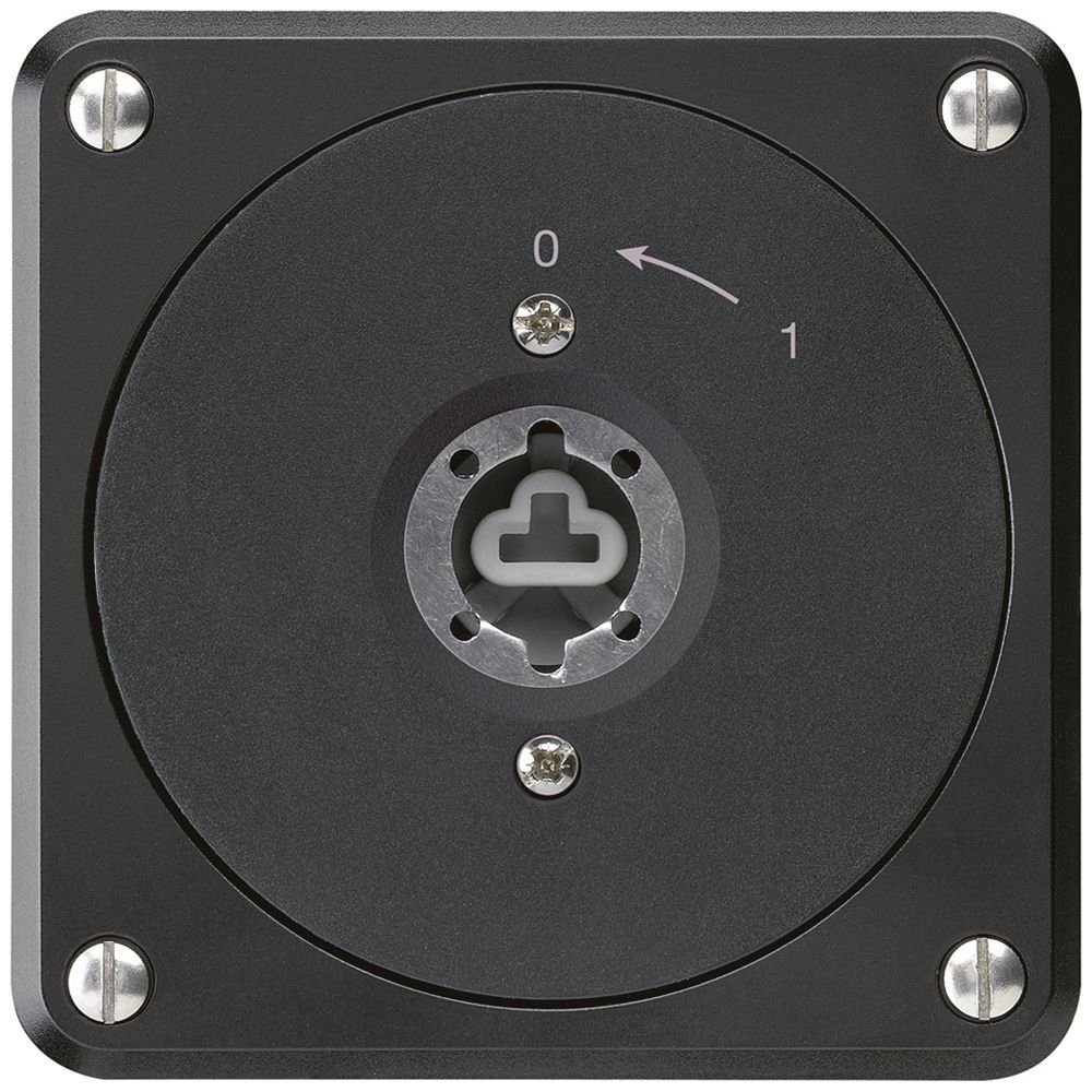 UP-Schlüsselschwenktaster robusto schwarz o.Deckel o.Zylinder 1P für Kombination