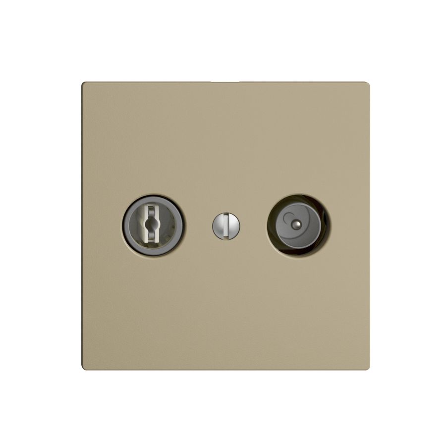 UP-TV-R-Dose EDIZIOdue 19dB sand Breitbanddose 5…2000MHz, F