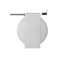 Klappdeckel weiss mit Achse und Spannfeder