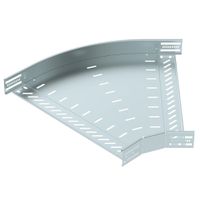 Bogen BET RB 45° 60×500mm Stahl bandverzinkt