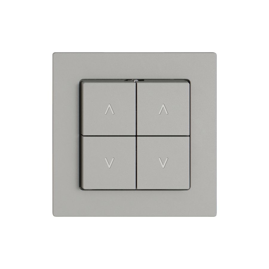 Contact pour stores EDIZIO.liv SNAPFIX® 10A 250V 4 touches 2 canaux grc