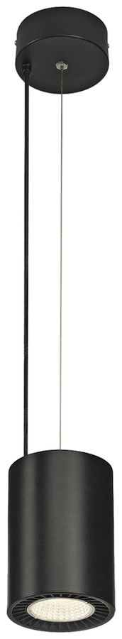 LED-Pendelleuchte SLV SUPROS 36W 3520lm 4000K 60° Ø127×185mm schwarz