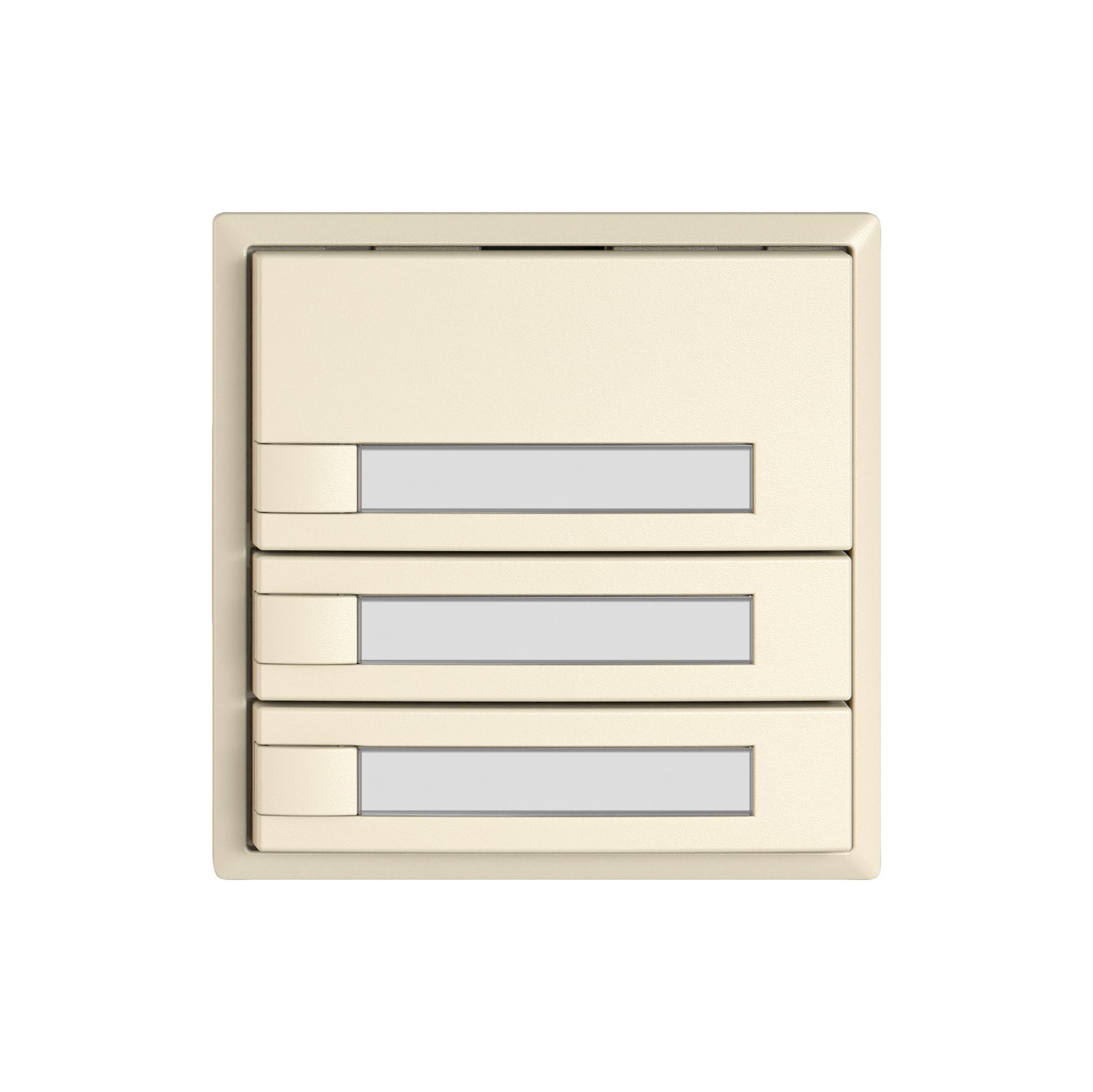 Pulsante KNX RGB EDIZIO.liv SNAPFIX® sensore temp.s.LED targ.3× com.1T cr