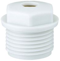 Passacavo con buco esagonale M25 grigio chiaro