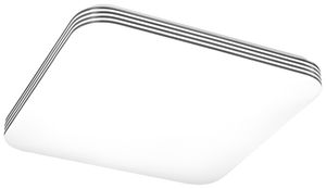 Plafonnier LED LDV ORBIS SQUARE CLICK HF 50W 3700lm 3000K 430×430mm blanc