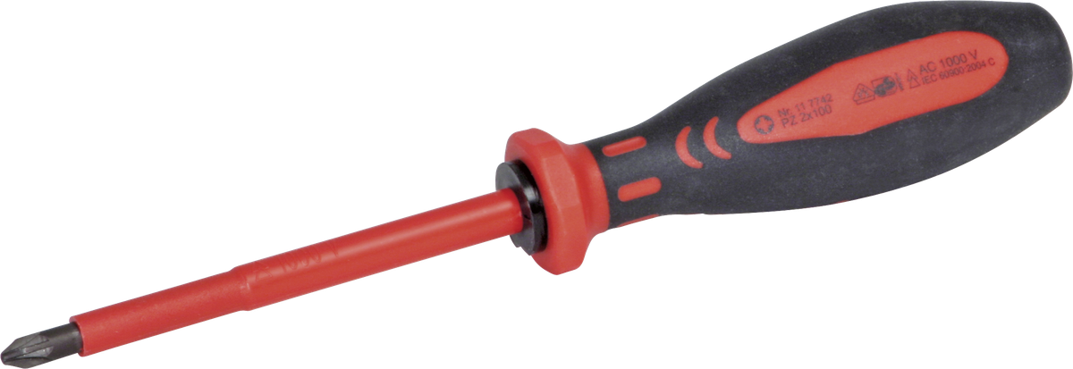 Tournevis cruciforme PZ 2 VDE 1000V