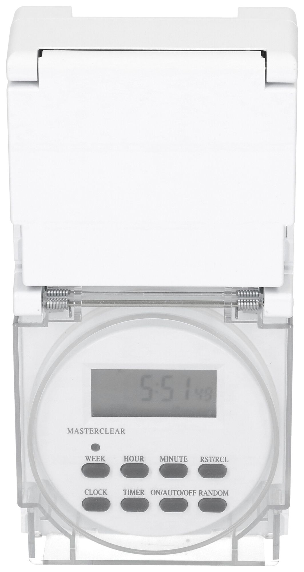 Timer a presa MH digitale 24h 1×tipo 13 10A 230V IP55 bianco