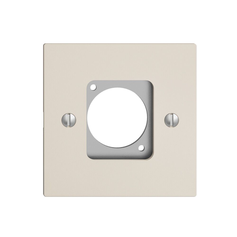 Montageset für XLR-Dose EDIZIOdue crema