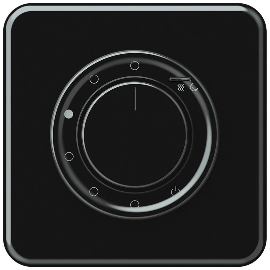 UP-Raumthermostat origin An/Aus 230VAC 4A 92×92mm schwarz