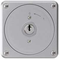 UP-Schlüsselschwenktaster robusto aluminium ohne Deckel 1P