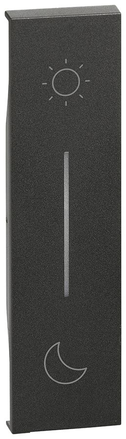 Cache Living Now 1 module pour poussoir de scène radio jour/nuit noir