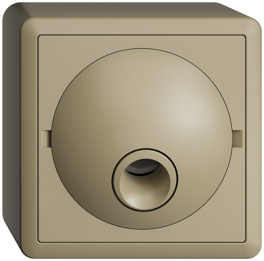 AP-Anschlussdose EDIZIOdue sand, ohne Klemmeneinsatz