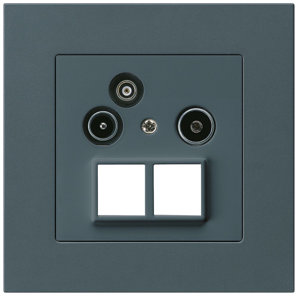 UP-Antennendose R/TV-Daten kallysto.pro HMS 2GHz 10.5db anthrazit